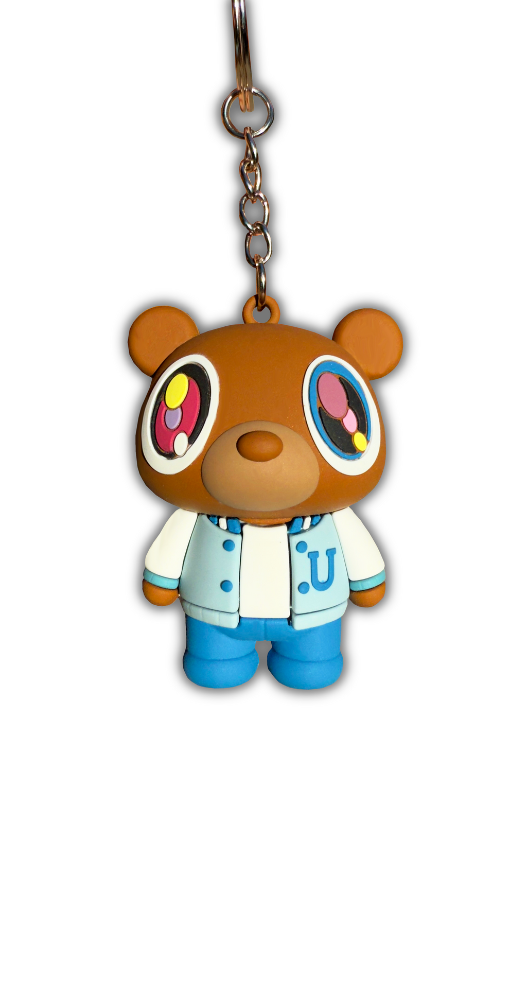 3D Graduation Bear Keychain