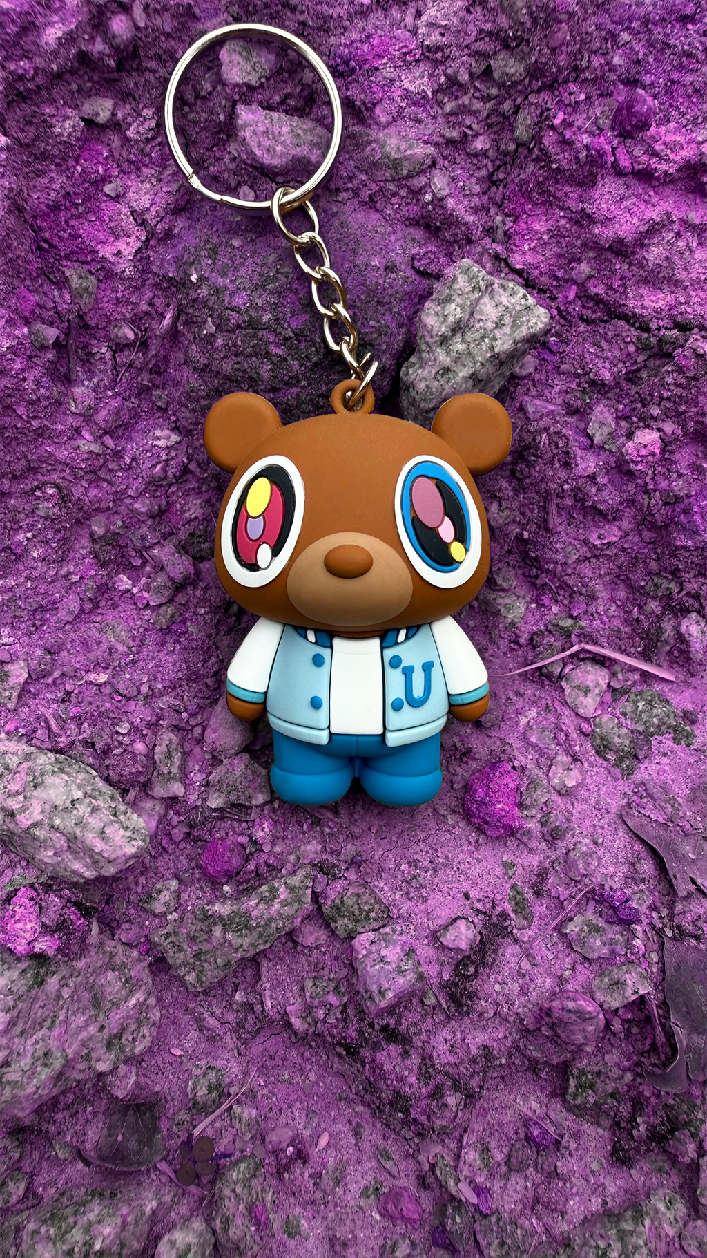 3D Graduation Bear Keychain